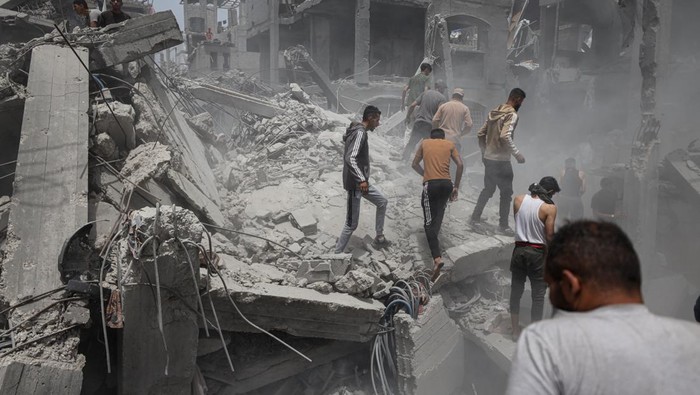Puluhan Warga Gaza Tewas Akibat Tembakan Pasukan Israel