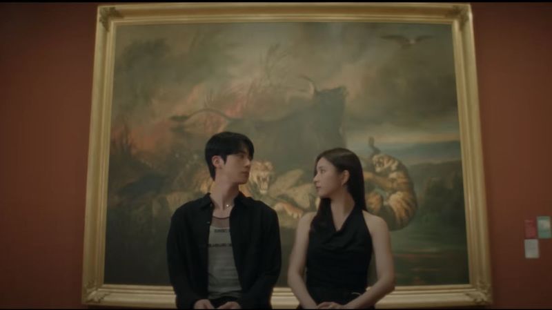Lukisan Raden Saleh di music video Jin BTS, Don't Say You Love Me.
