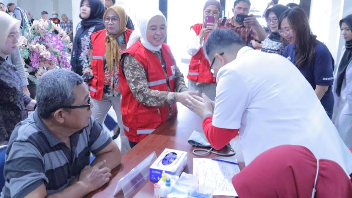 Ketua PMI Kota Palembang, Dewi Sastrani Ratu Dewa