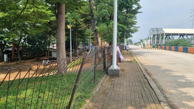 Kondisi RTH dan RPTRA Kalijodo yang akan direvitalisasi.