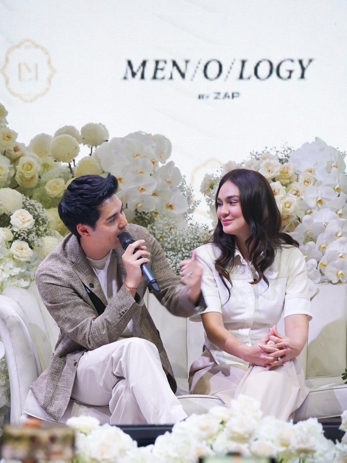 Luna Maya dan Maxime Bouttier saat ditemui di kawasan Jakarta.