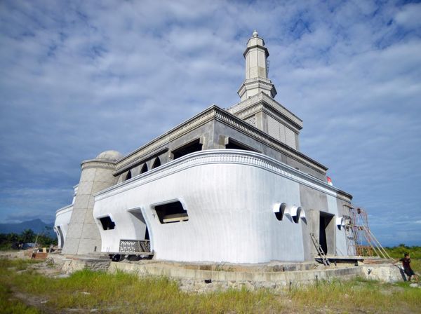 Masjid Kapal Al Fauzan Bakal Jadi Wisata Religi Baru di Padang Pariaman