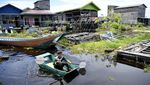 Potret Muara Enggelam, Desa Tanpa Daratan di Kalimantan Timur