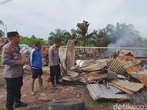 Rumah dan Pengepul Rongsokan di Palembang Terbakar, Ibu Tewas-Anak Terluka