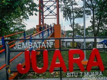 Jembatan Juara Depok, Spot Ikonik Gratis di Danau Setu 7 Muara