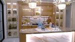 Mewahnya Desain Dapur dengan Nuansa Emas di Rumah Tasyi Athasyia