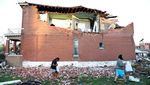 Rumah Warga di St. Louis Rusak Parah Dihantam Tornado