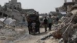 Warga Gaza Mengungsi Usai Serangan di Jabalia dan Beit Lahiya