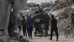 Warga Gaza Mengungsi Usai Serangan di Jabalia dan Beit Lahiya