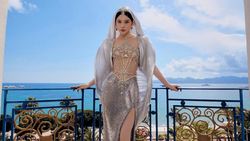 Penampakan Gaun Aktris China yang Bikin Diusir dari Red Carpet Cannes