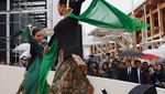 Foto: Cantiknya Ariel Tatum Jaipongan di Osaka, Jepang