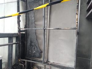 Papan Iklan di Mal Tangsel Terbakar gegara Puntung Rokok