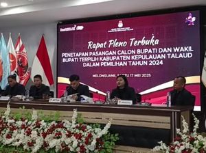 Welly Titah-Anisya Gretsya Ditetapkan Jadi Bupati dan Wabup Talaud Terpilih
