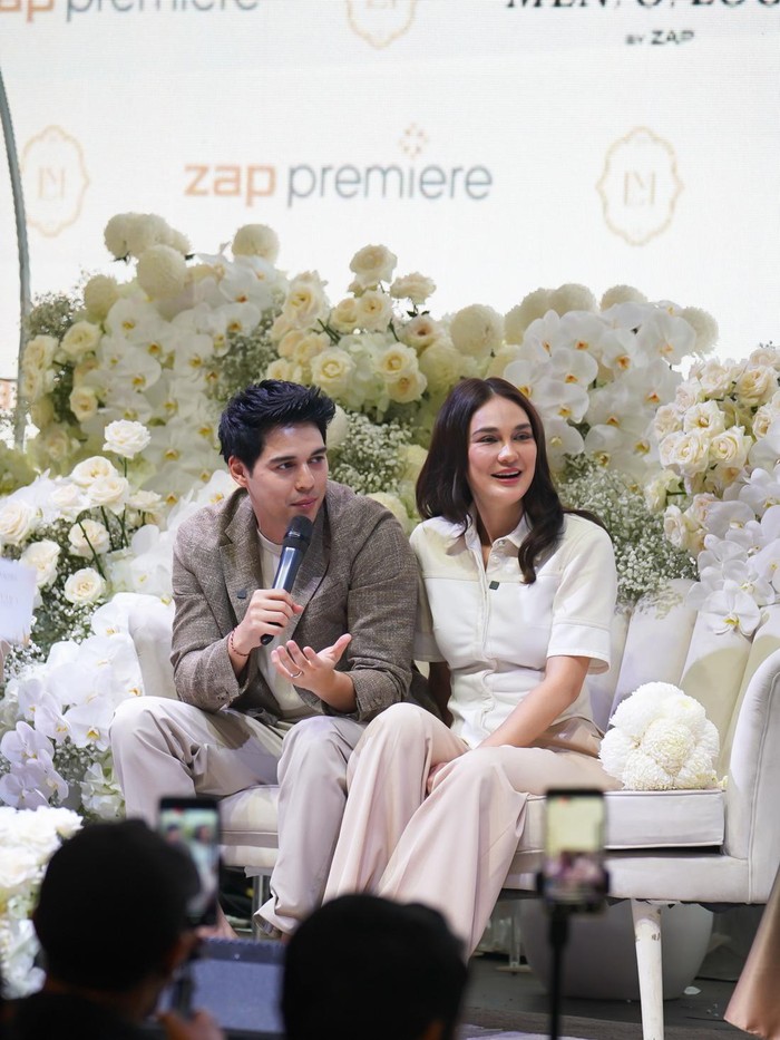 Luna Maya dan Maxime Bouttier saat ditemui di kawasan Jakarta.