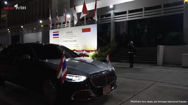 Mobil Mewah Mercedes-Maybach Prabowo di Thailand