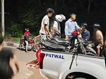 Tertibkan Pelaku Balapan Liar, Wakapolres Kuansing Ditabrak hingga Patah Kaki