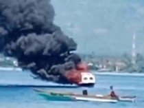 Speedboat Milik Anggota Polres Tojo Una-Una Terbakar, 2 Orang Luka