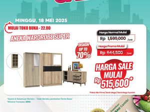 Beli Lemari di Transmart Full Day Sale Dapat Diskon Jumbo, Nyaris Rp 1 Jutaan