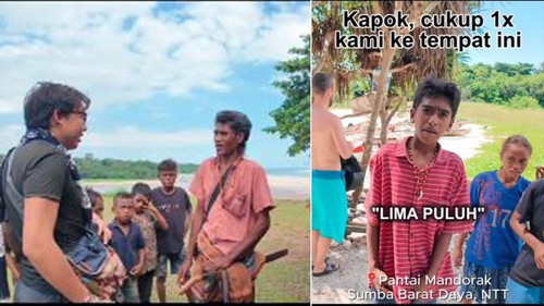 Video viral saat Youtuber Jajago Keliling Indonesia dipalak warga ketika mengunjungi Kampung Adat Ratenggaro di Sumba Barat Daya, NTT. (Tangkapan layar Instagram @jajago.keliling.indonesia)