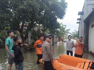 Bengawan Solo Meluap, 60 Rumah di Bungah Gresik Kebanjiran