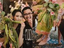 Uniknya Acara Lamaran Pakai Buket Lalapan