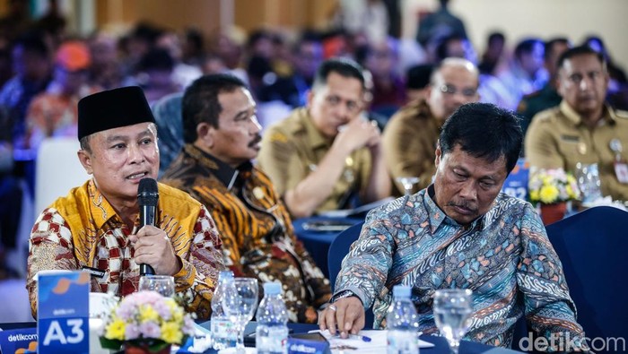 Bupati Kuningan Dian Rahmat Yanuar di detikcom Regional Summit di BIJB Majalengka, Senin (19/5/2025).