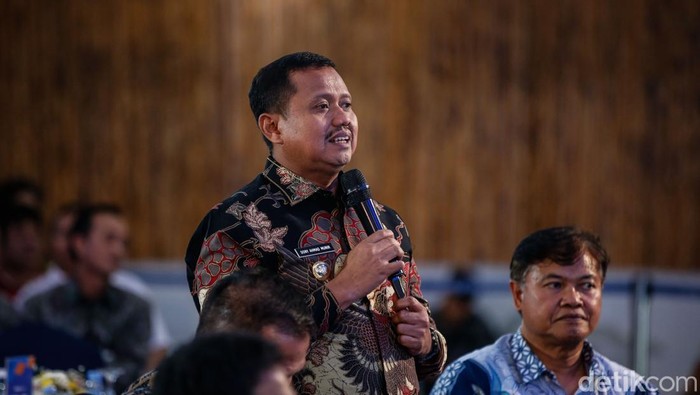 Bupati Sumedang Dony Ahmad Munir di acara detikcom Regional Summit di BIJB Kertajati, Senin (19/5/2025)