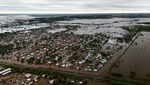 Foto Udara Banjir Rendam Jantung Pertanian Argentina