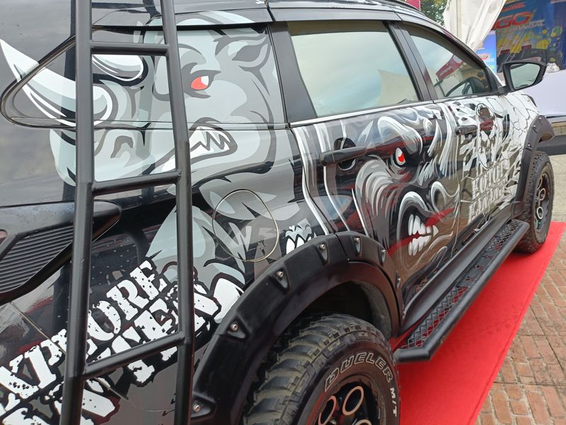 Gagahnya modifikasi Daihatsu Terios ala mobil offroad