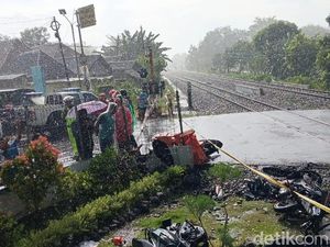 Penjaga Pelintasan Jadi Tersangka Tabrakan Maut KA Malioboro Ekspres Vs 7 Motor