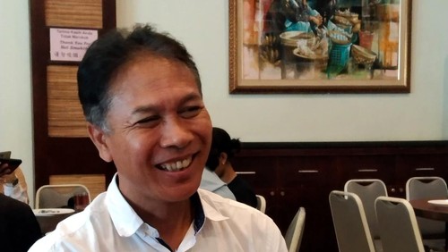 Ketua Umum Pengprov PBSI Bali, I Wayan Winurjaya. (Krisna Pradipta/detikBali)