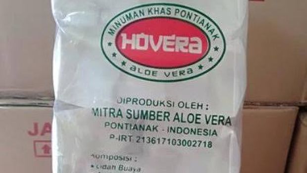 Minuman lidah buaya khas Pontianak.