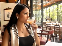 Momen Natascha Germania saat Ngopi di Italia hingga Prancis