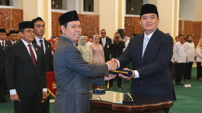 Pelantikan Irjen Iqbal sebagai Sekjen DPD RI (Dok Ist)
