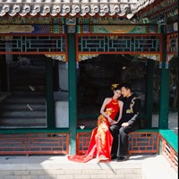 Dilansir Yahoolife, pernikahan Wang dan Mandy dilangsungkan di Prince Juns Mansion Hotel yang bergaya tradisional China. Di sana, mereka mengadakan pesta banquet mengundang orang-orang terdekat. Foto: Weibo Fromnorhtwest