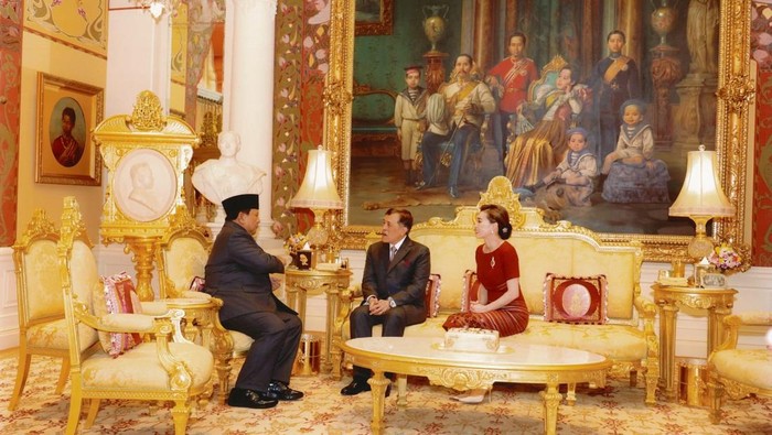 Presiden Prabowo Subianto audiensi bersama Raja Thailand Yang Mulia Maha Vajiralongkorn (Foto: Media Ofisial Istana Kerajaan Thailand)