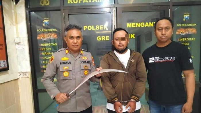Pria Gresik yang membacok tetangganya