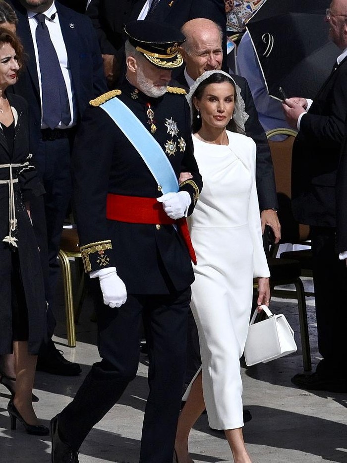 Ratu Letizia di pelantikan Paus Leo, Vatikan, Italia, 19 Mei 2025 Ratu Letizia di pelantikan Paus Leo, Vatikan, Italia, 19 Mei 2025