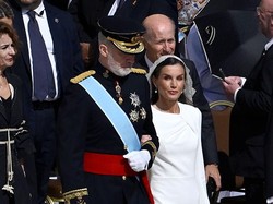 Dress Code Hitam di Inaugurasi Paus Leo, Kenapa Ratu Letizia Pakai Putih?
