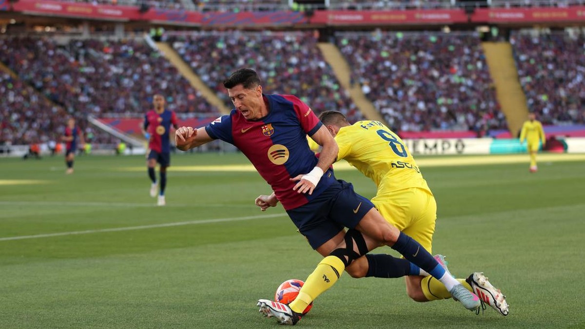 Hasil Barcelona vs Villarreal. (Foto: Getty Images/Florencia Tan Jun)