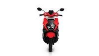 Di luar itu, Suzuki Avenis 125 baru masih sama seperti versi sebelumnya. Kendaraan itu masih berdimensi kompak dengan tarikan garis yang serba tajam. Kemudian bagian depannya membentuk pola wajah dan rodanya dirancang agak mungil. Foto: Doc. Suzuki India.