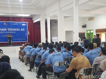 Densus 88 Beri Pelatihan Service AC Eks Napiter dari 4 Provinsi di Sumatera