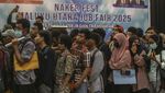 Berdesakan demi Dapat Kerja di Job Fair Maluku Utara