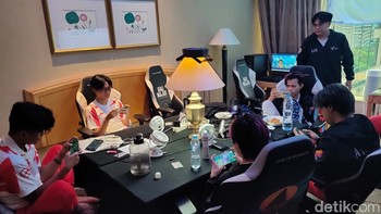 Empat nomor pertandingan yang diikuti Indonesia ialah Mobile Legends Men, Mobile Legends Women, Free Fire, dan EA FC Online. Foto: (Panji Saputro/detikINET)