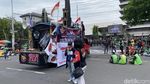 Potret Demo Driver Ojol di Semarang dan Solo