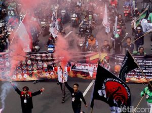 6 Fakta Demo Ojol Surabaya Berbuntut Indrive Dicoret dari Jatim