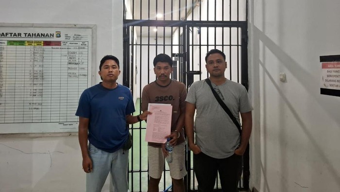 Dicky Irawan (23), pelaku pemerasan terhadap remaja putri berusia 16 tahun di Kabupaten Bangka.