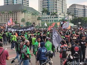 Banyak Ojol Masih Narik Saat Demo, Driver: Butuh Makan