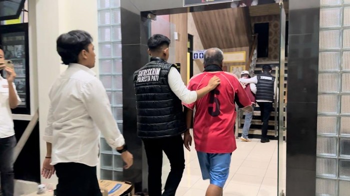 Dua pelaku ditangkap usai mengancam membakar truk di Batangan Pati, Selasa (20/5/2025).