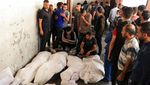 Gaza Berduka, Jenazah Korban Serangan Udara Dimakamkan